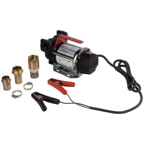 WDK-DYB50HT Электрический насос для раздачи топлива, 300 Вт, раздаточный шланг 2 м, резиновый шланг