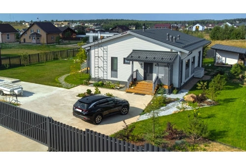 Штакетник Прямоугольный с прямым резом 0,4 PE-Double RAL 7024 мокрый асфальт