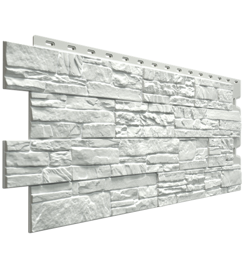 Фасадная панель Stein, Молочный