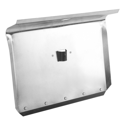 Лопата для уборки снега тротуарная, алюминиевая, 500 х 400 мм, без черенка, Россия Сибртех