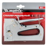 Степлер мебельный металлический регулируемый, тип скобы 53, 6-14 мм Matrix Professional