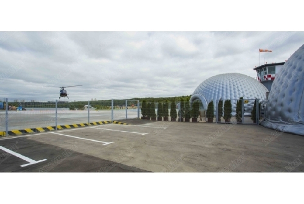 Крепление Скоба и болт М6х100 RAL 7040
