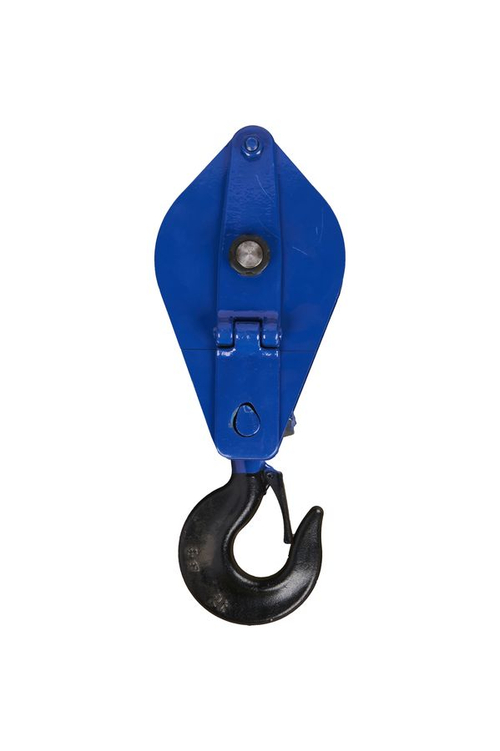 Блок монтажный однорольный с крюком TOR 2 т с откидной щекой (S)*