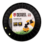 Леска для триммера круглая, 2,0мм х 276м, на DIN катушке FLEX CORD,  Denzel
