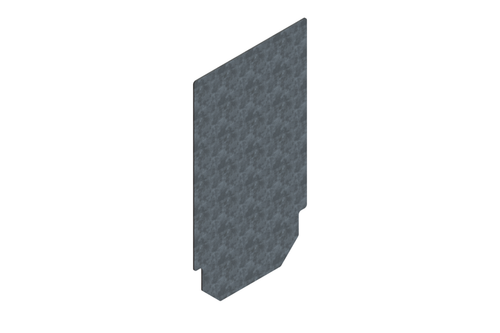 Заглушка стальная оцинкованная для полимербетонного лотка 7060