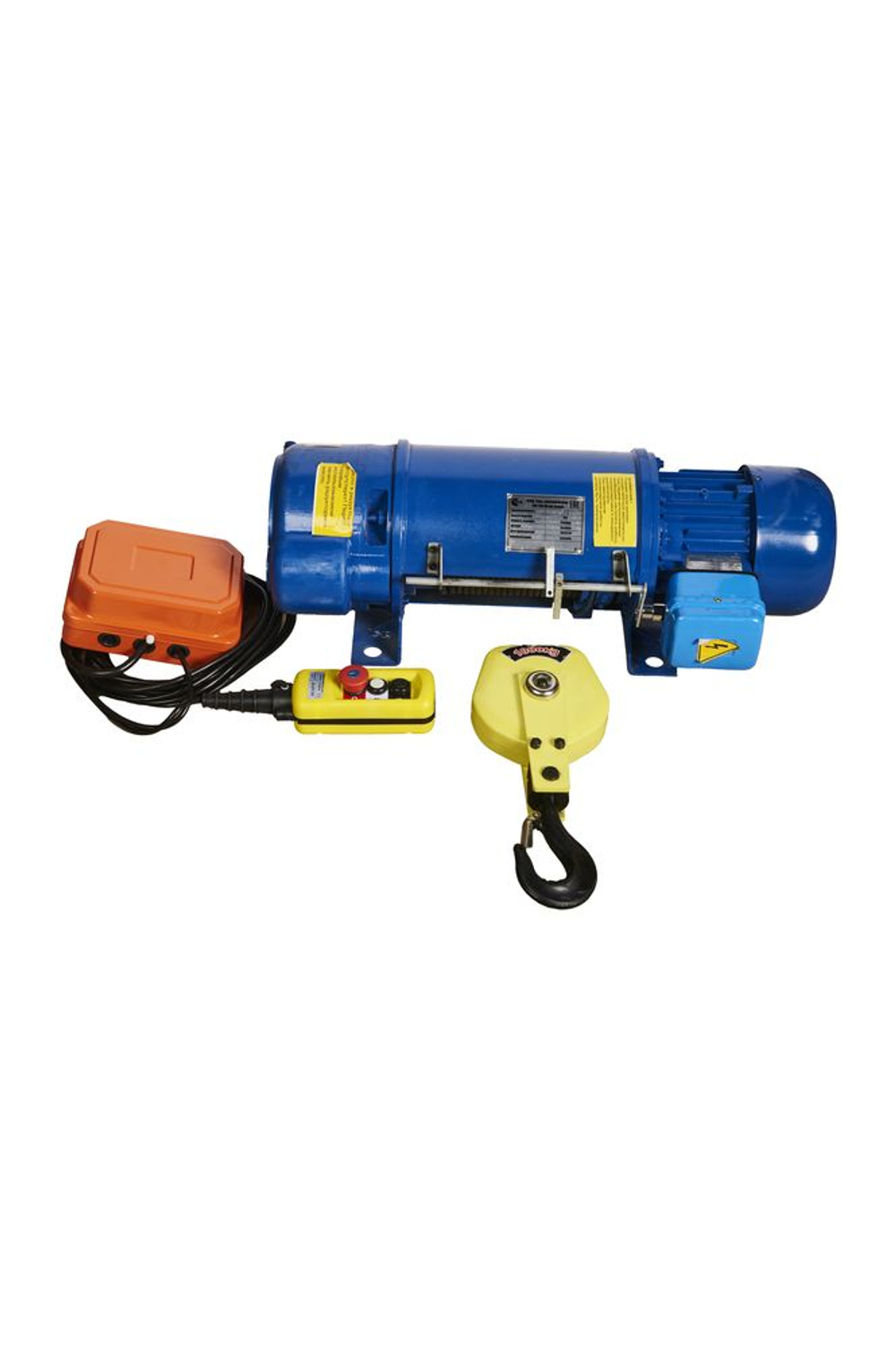 Таль стационарная на лапах 1т 6м 380В электрическая канатная TOR CD