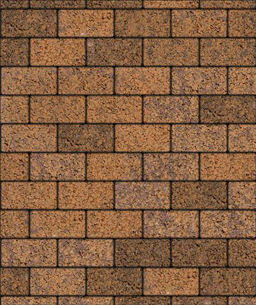 Тротуарная плитка Поревит Колормикс гладкий "ПРЯМОУГОЛЬНИК" А.2.П.4