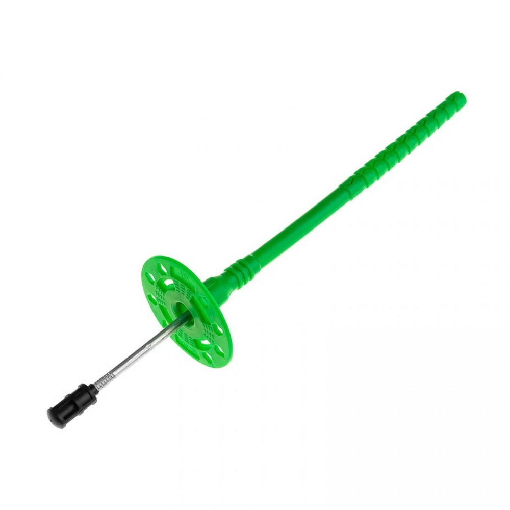 Дюбель для теплоизоляции Bogirus NT с металлическим гвоздем и термоголовкой 10х200 мм, 400 шт/упак