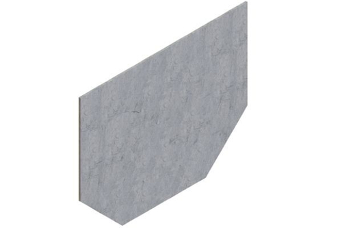 Заглушка стальная оцинкованная для лотка BetoMax Basic DN100 Н125