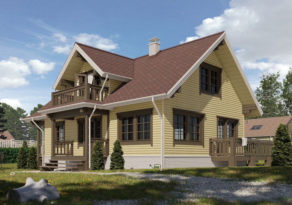Софит Lux, T4 с центральной перфорацией, рябина