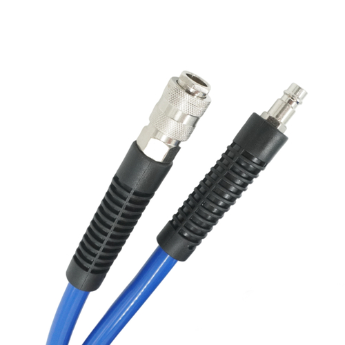 OPT-7908 Шланг пневматический спиральный с БРС, 8м, 10*14мм