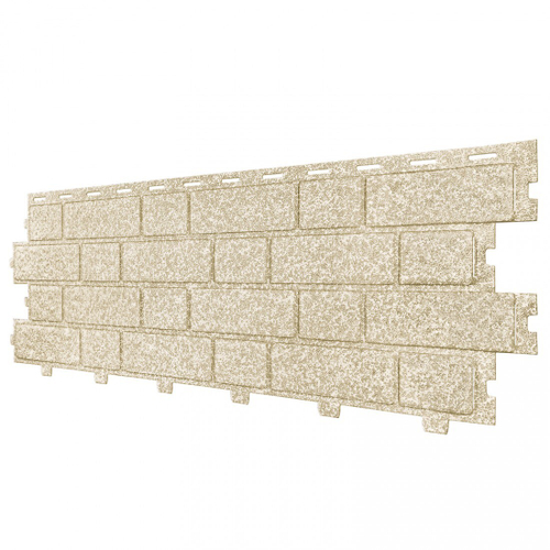 Панель фасадная ТехноНиколь Формлайт Кирпич песочный 1140х350 мм (0,318 м2), 16 шт/упак