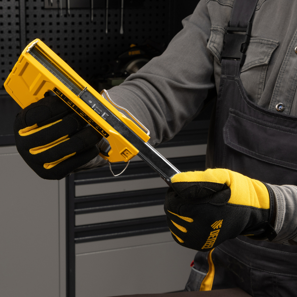 Степлер мебельный, тип 53 и 13, 6-14мм, тип 140, 10-14мм, тип 300, 15мм, тип 500, 15мм Denzel