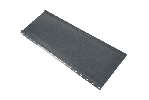 Кликфальц mini Grand Line 0,5 GreenCoat Pural BT, matt с пленкой на замках RR 23 темно-серый (RAL 7024 мокрый асфальт)