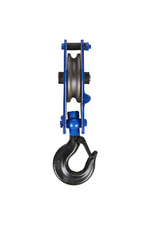 Блок монтажный однорольный с крюком TOR 1 т с откидной щекой (S)*