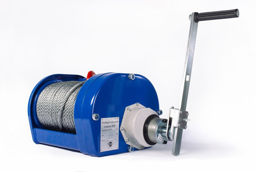 Лебедка ручная TOR ЛТ-2 (JHW) г/п 2,0 т длина троса 40 м