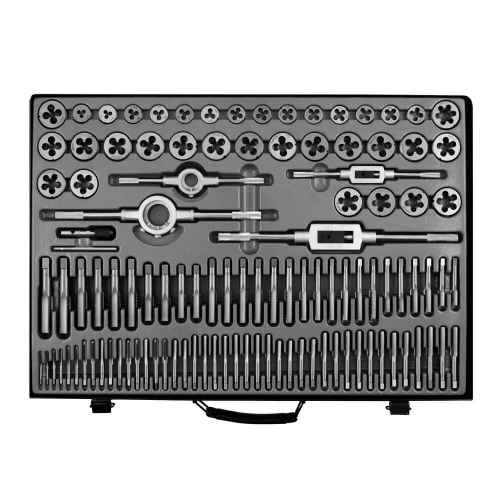 WDK-DTM3110 Набор метчиков и плашек М2 - М18, 110 предметов, метрическая резьба