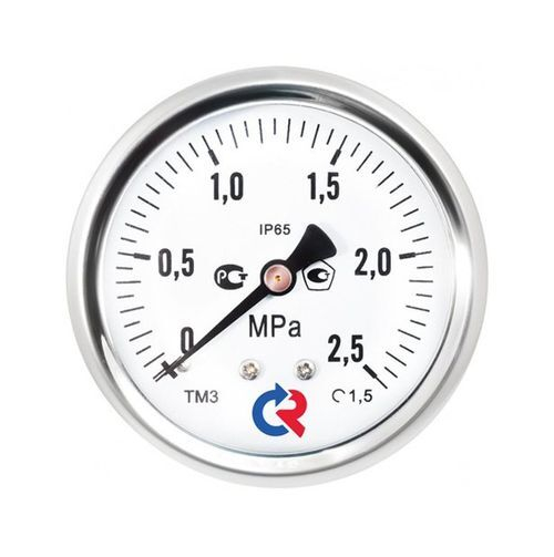 Мановакуумметр Росма ТМВ-321Т (-1-5кгс/см2) M12x1.5 1.5 коррозионностойкий виброустойчивый (готовый к гидрозаполнению) 63мм, тип - ТМВ-321Т, осевое присоединение, -1-5кгс/см2, резьба M12x1.5, класс точности 1.5