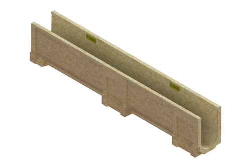 Лоток водоотводный полимербетонный CompoMax Basic DN100 h200