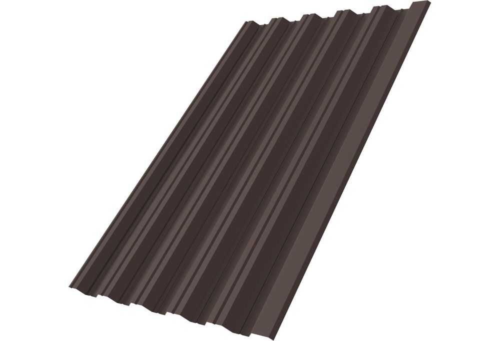 Профнастил HC35R 0,45 Drap-double TX RAL 8017 шоколад