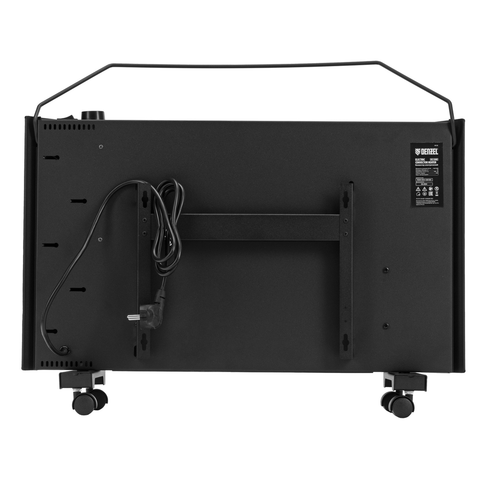 Конвектор электрический XCE-1500 B, 230 В, 1500 Вт, X-образный нагреватель Denzel