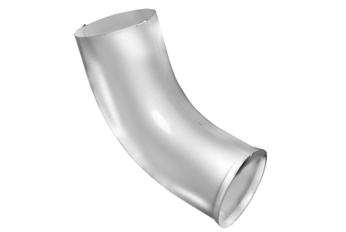 Колено стока Optima 100мм RAL 9003