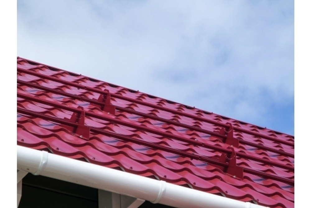 Металлочерепица классик 0,5 Satin RAL 3005 красное вино