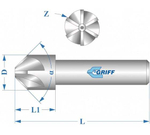 Зенковка (120 град; 12.5 мм; Р6М5; ц/х) GRIFF a400051