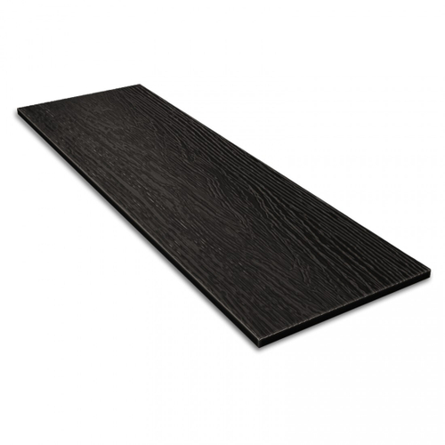 Фибросайдинг Decover Dark чёрный 3600х190х8 мм (0,684 м2), шт