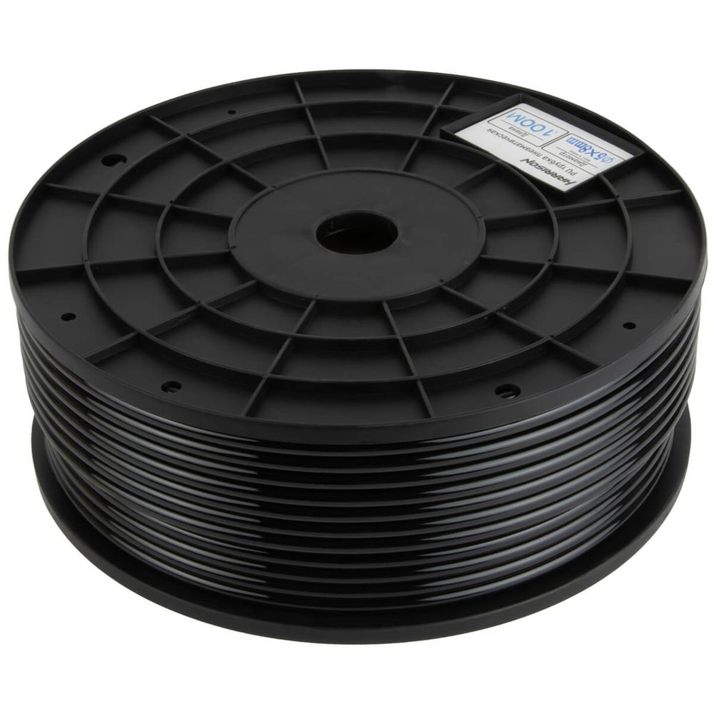 Трубка черная PU 5х8 мм, длина 100 м Harrison HUS0508-BK