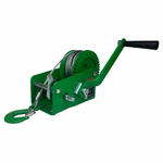 Лебедка ручная барабанная HITCH HW 1100, 1100 кг, канат 10 м