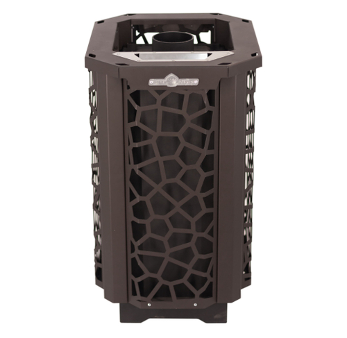 Печь для бани Сталь-Мастер HARD 28М Панорама 2021 со стеклом закр каменка дровяная