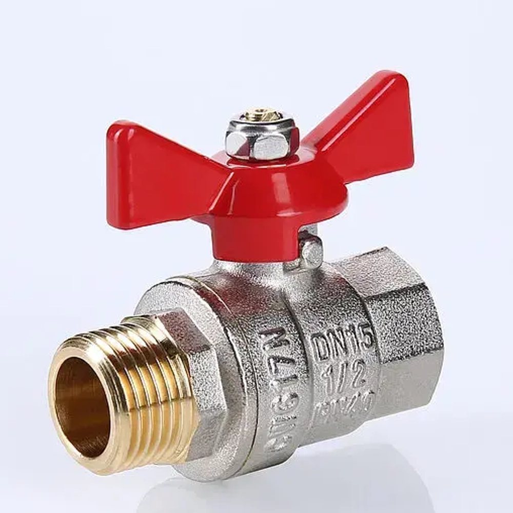 Кран шаровый ½"в x ½"н Valtec Base VT.218.N.04