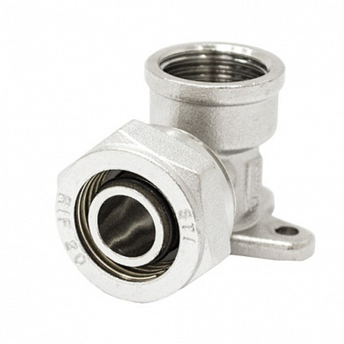 Уголок STI обжим с креплением (водорозетка) с ВР 16х½"