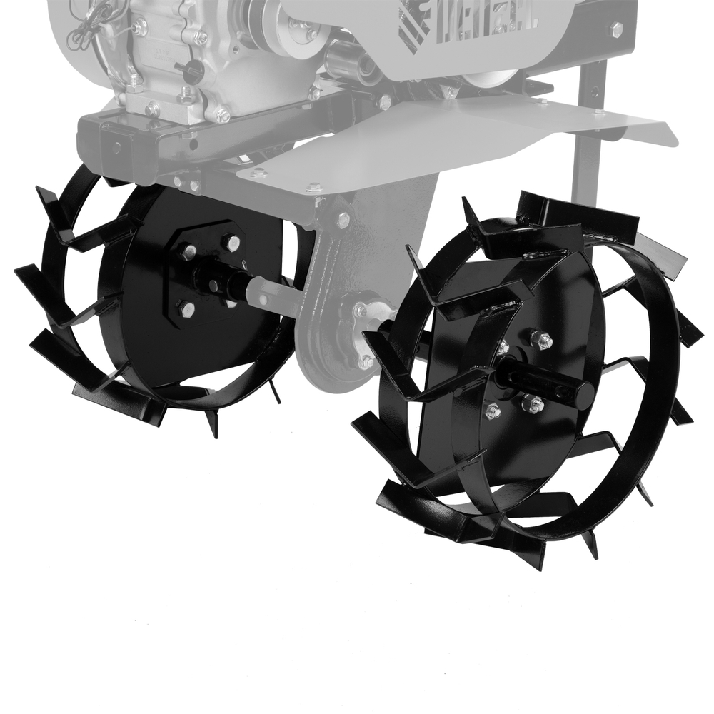 Грунтозацепы 380/160 мм, посадка круг 30 мм, комплект 2 шт Denzel