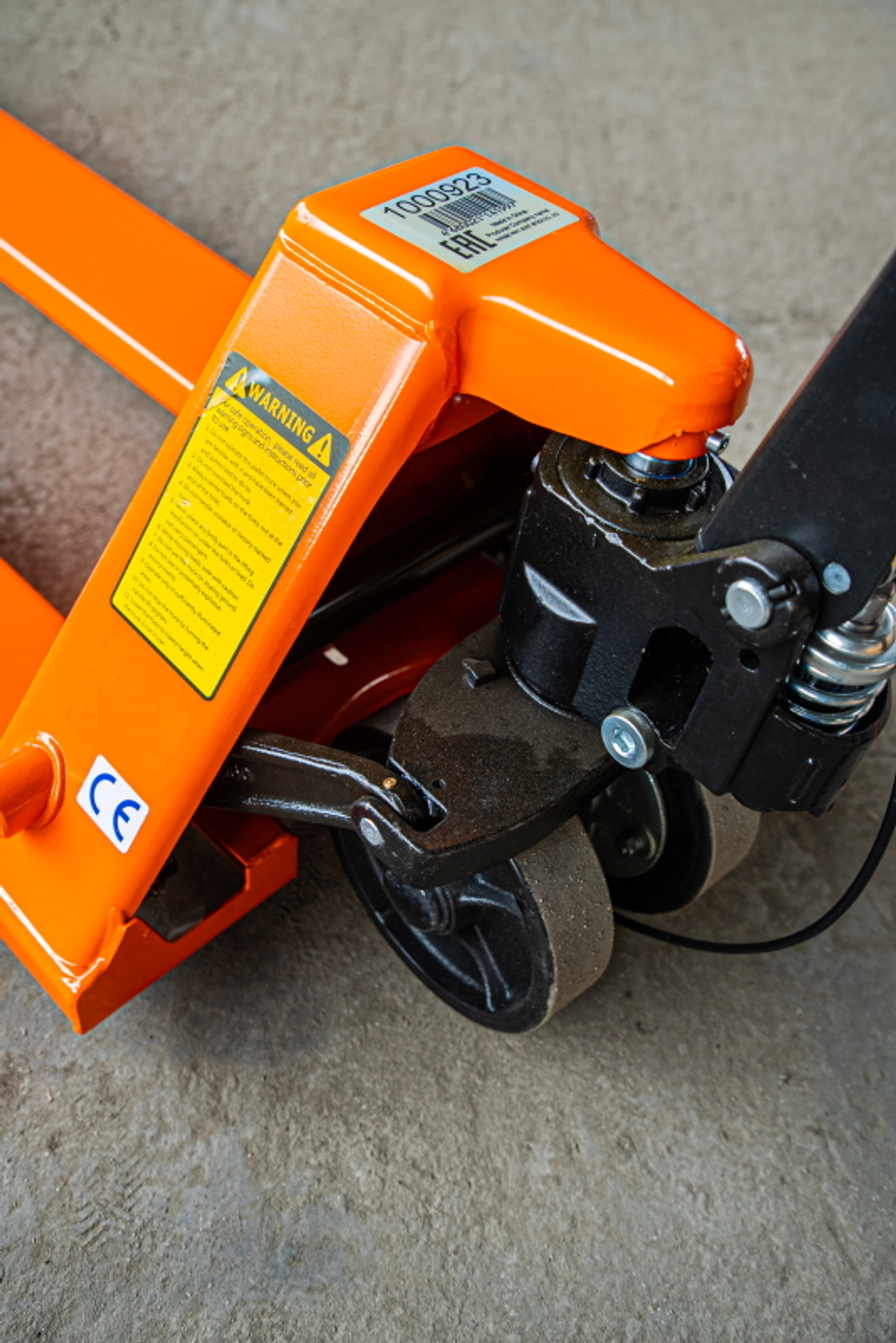 Тележка гидравлическая с тормозом 2500 кг 1150 мм полиуретановые колеса XILIN BFB