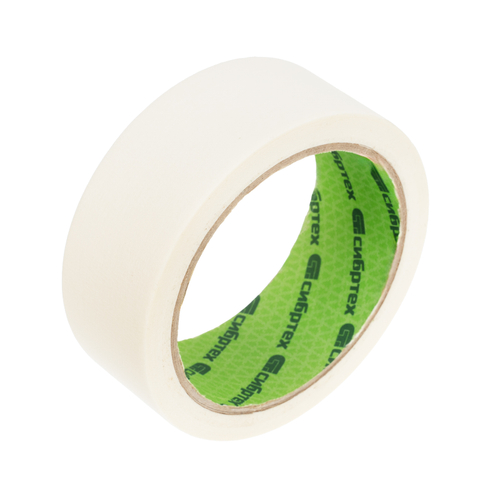 Лента малярная, 36 мм х 25 м, на бумажной основе Россия Сибртех