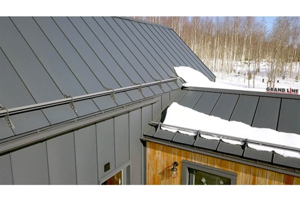 Снегозадержатель NEW трубчатый Grand Line RAL 7024 3м