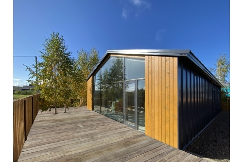 Кликфальц Pro Grand Line 0,45 PE с пленкой на замках RAL 7024 мокрый асфальт