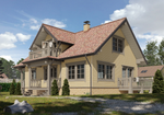 Сайдинг LUX под дерево, Блок-Хаус, зрелый каштан