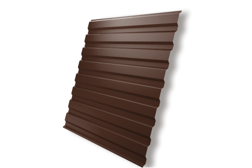 Профнастил C20A 0,5 Satin Matt RAL 8017 шоколад