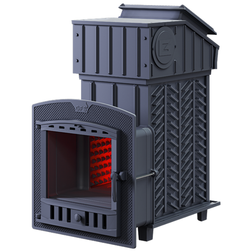 Печь для бани GFS 25П2 ЗК под облицовку (короб/дверца для пара)