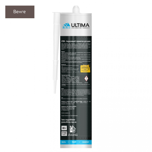 Герметик акриловый Ultima для дерева венге 300 мл, шт