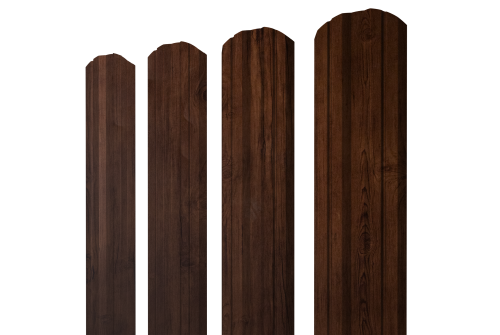 Штакетник Twin фигурный 0,4 Print Premium Cherry Wood Fresh TwinColor