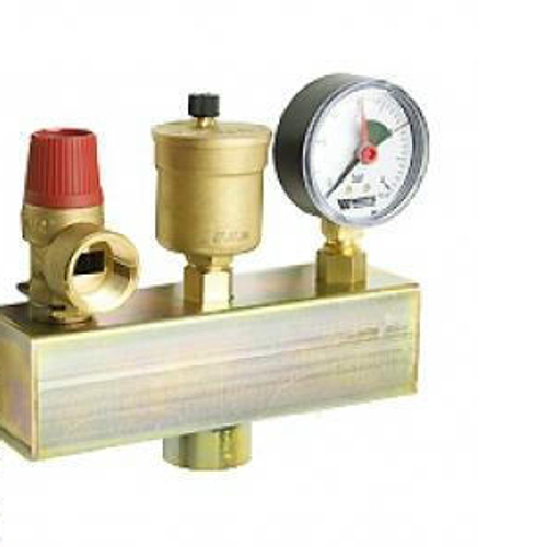 Клапан подпиточный Watts ALMD ALIMAT 1/2", с манометром, 02.40.205