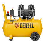 Компрессор безмасл. малошумный DLP-1500/50, 1,5 кВт,50 л, 2850 об/мин, 250 л/мин Denzel