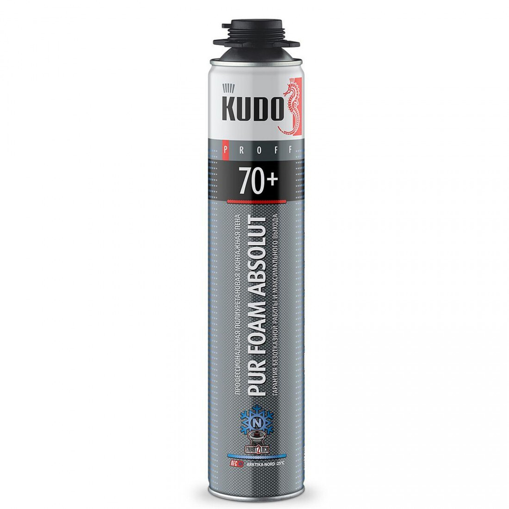 Пена монтажная профессиональная Kudo PROFF 70+ ARKTIKA NORD зимняя 1000 мл, шт
