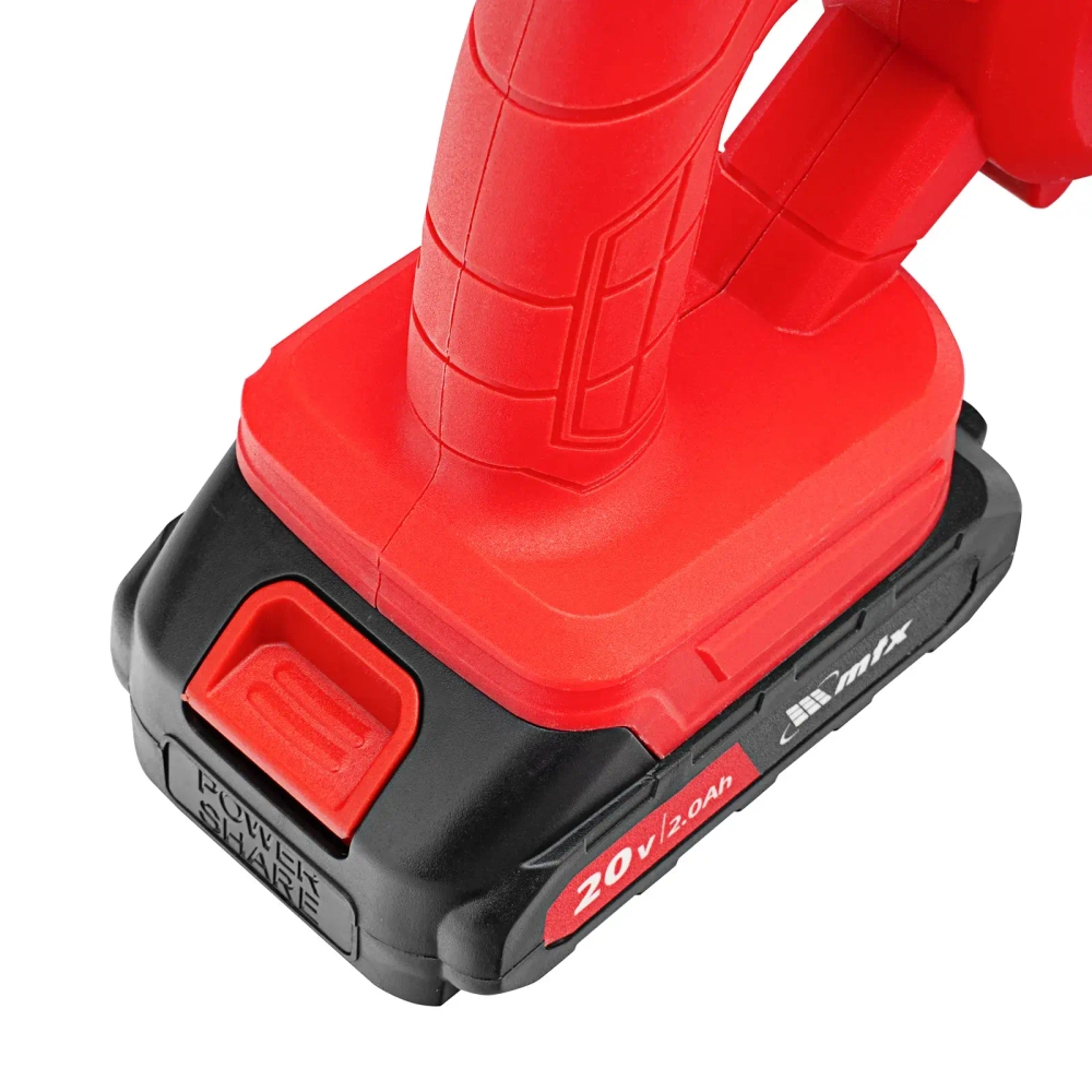 Воздуходувка-пылесос акк. портативная, LB-185, 35 м/с, 170 м3/ч, Li-Ion, 20 В MTX