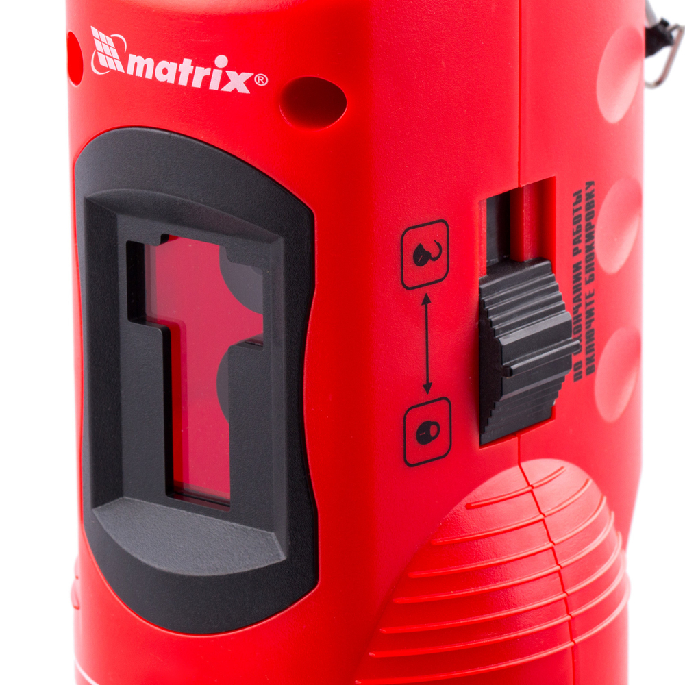 Лазерный уровень самовыравнивающийся, 150 мм, штатив 1150 мм, набор в пластиковом кейсе Matrix