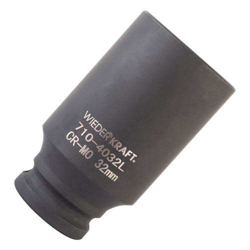 WDK-710-4032L Головка торцевая ударная глубокая 1/2", 6 гр. 32 мм.